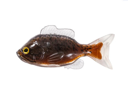 Live Target Naluca Sunfish Unrigged 11cm Black/Brown 2buc/Pl