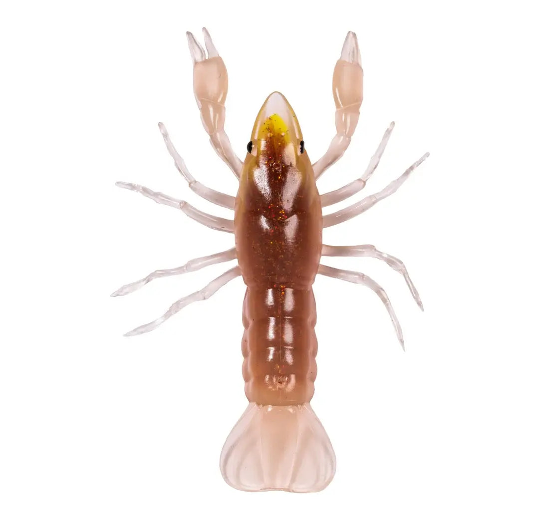 Live Target Naluca Crawfish Unrigged 7,1cm/7,1g Brown/Yellow 6buc/Pl