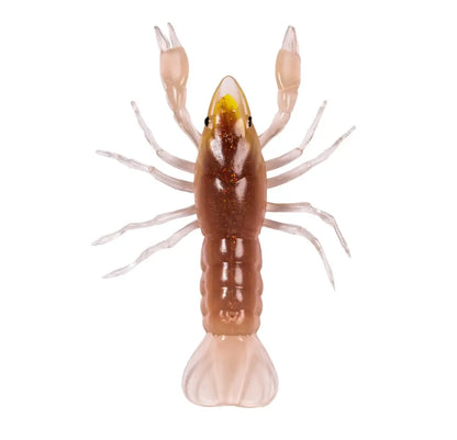 Live Target Naluca Crawfish Unrigged 7,1cm/7,1g Brown/Yellow 6buc/Pl
