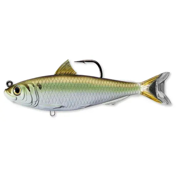 Live Target Naluca Blueback Herring Swimbait 11,5cm/21g Green/Bronze