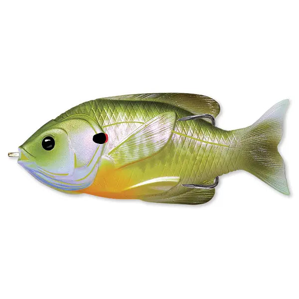 Live Target Hollow Body Sunfish Walking Bait 9cm/18g Floating Natural/Green/Bluegill