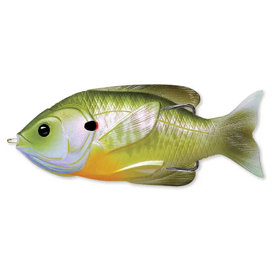 Live Target Hollow Body Sunfish Walking Bait 9cm/18g Floating Natural/Green/Bluegill
