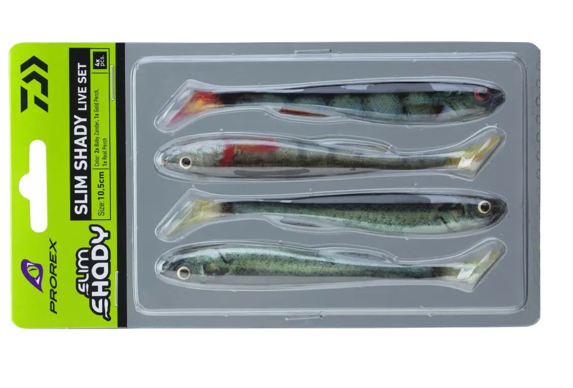 Naluca Soft DAIWA SHAD PROREX REAL SLIM LIVE 10,5CM/COLOR SET/4BUC/PL