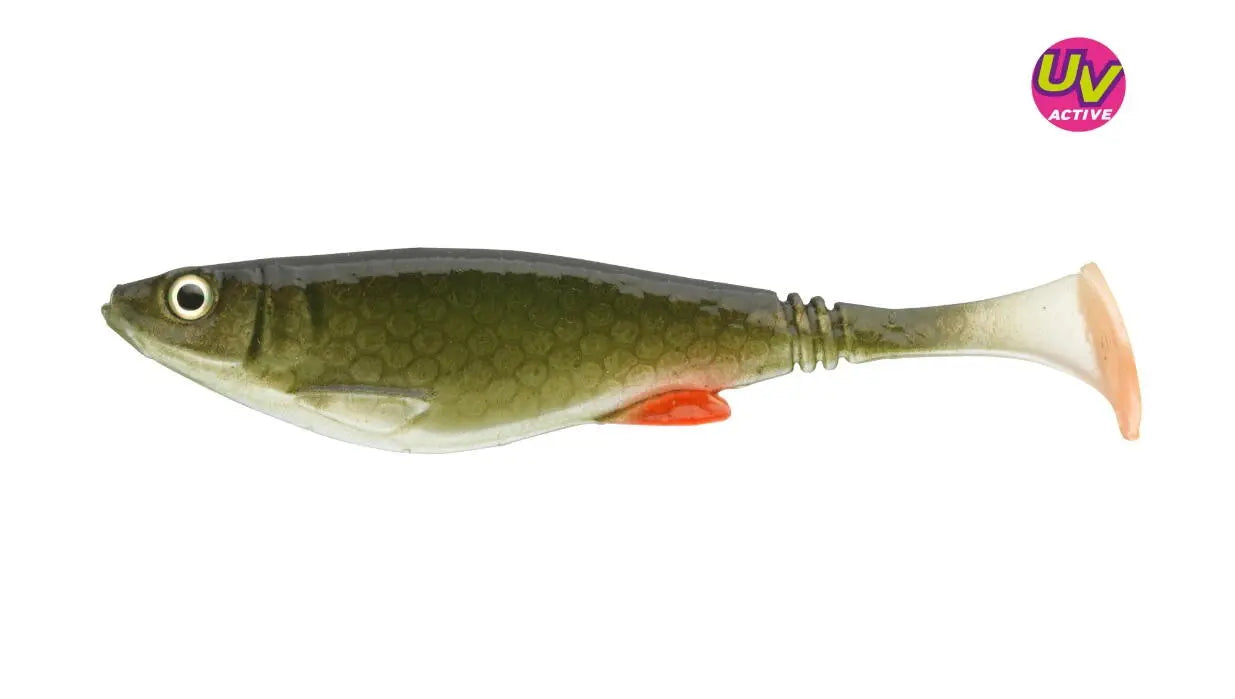 Naluca Soft DAIWA SHAD PROREX BELLY 6CM/NATURAL GREEN ROACH/4BUC/PL