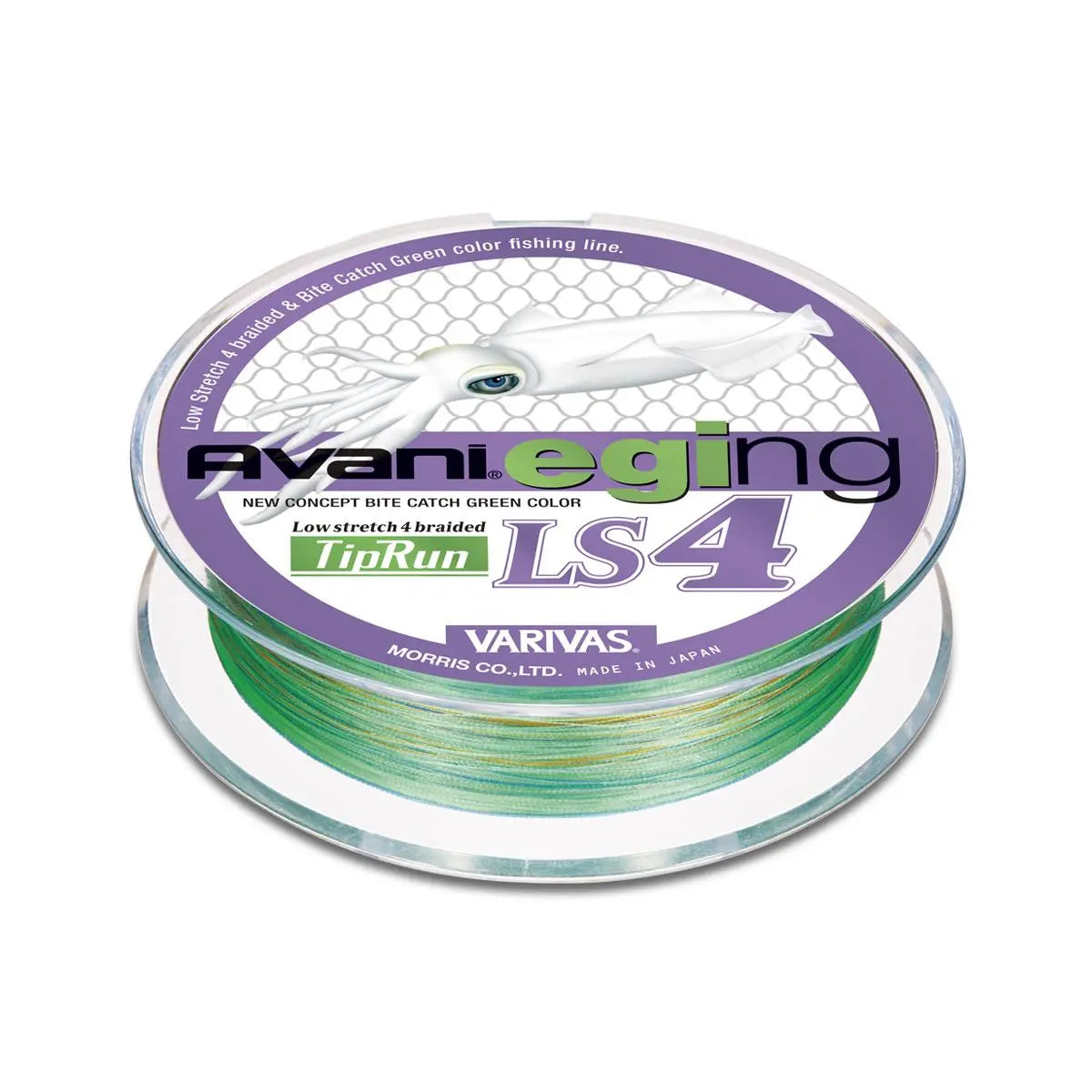 Varivas Fir Avani Eging Ls4 Pe Tip Run 200m 8lbs Marking Fluo Green