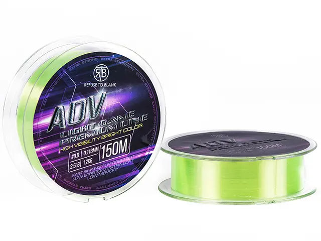 Fir monofilament RTB ADV Light Game Light Yellow 150m 0.118mm - 2.5lb