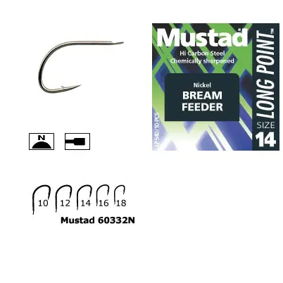 Mustad Cirlig Feeder Mu11 Ni Nr.8