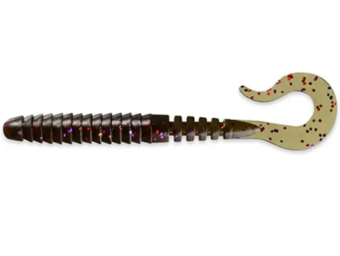 Grub FishUp Vipo 5.2cm #050 Green Pumpkin Brown Red &amp; Purple 5.2cm #050 Green Pumpkin Brown Red &amp; Purple