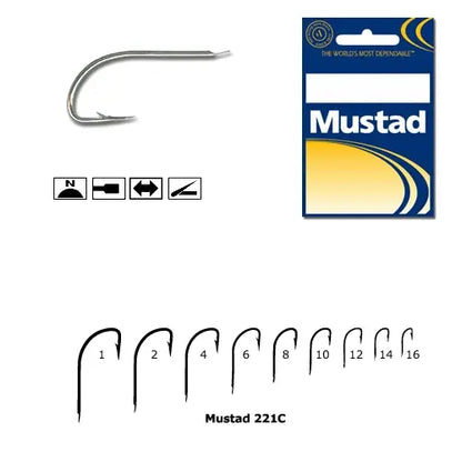 Mustad Cirlig Cristal,nichel,revers.