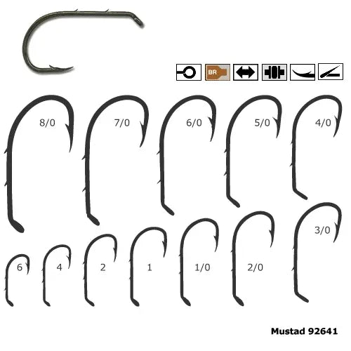 Mustad Cirlig Bronz,ochi,2 Spini,rezistent .