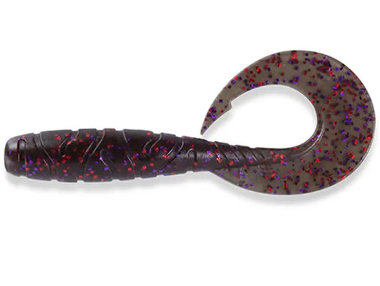 FishUp Mighty Grub 10cm #050 Green Pumpkin Brown Red &amp; Purple 10cm #050 Green Pumpkin Brown Red &amp; Purple
