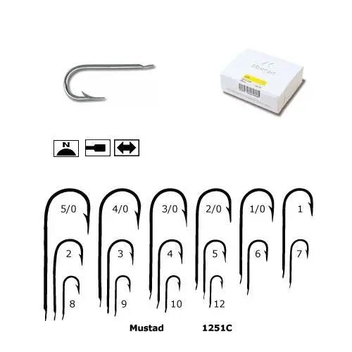 Mustad Carlig Tija Lunga Prot.anticoroziva 100buc/Pl