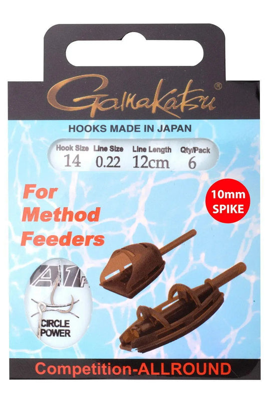 Gamakatsu Mont. Method Hair Spike Pchr Nr.8/0.25mm/12cm 6buc/Pl