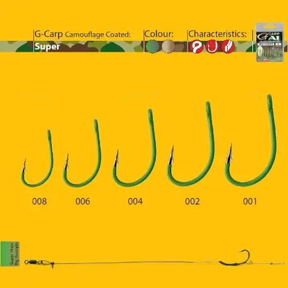Gamakatsu Carlige A1 G-Carp Green Super 10buc/Pl, Nr.2
