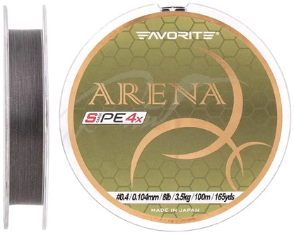 Fir textil Favorite Arena PE 4X Silver Gray 100m #0.175 - 0.071mm - 1.4kg