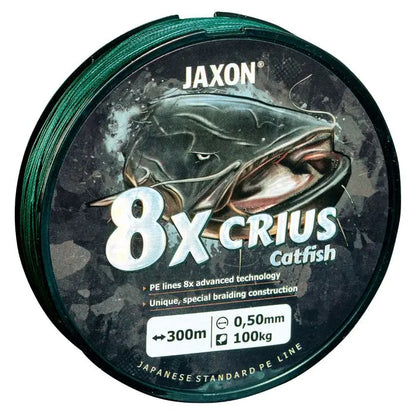 Fir Textil Jaxon Crius Pe X8 Catfish Green 300m 0.45mm 80kg