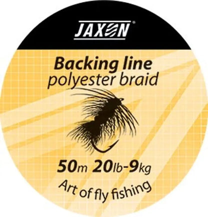 Jaxon Fir Backing 50mt 9kg Galben Fluo
