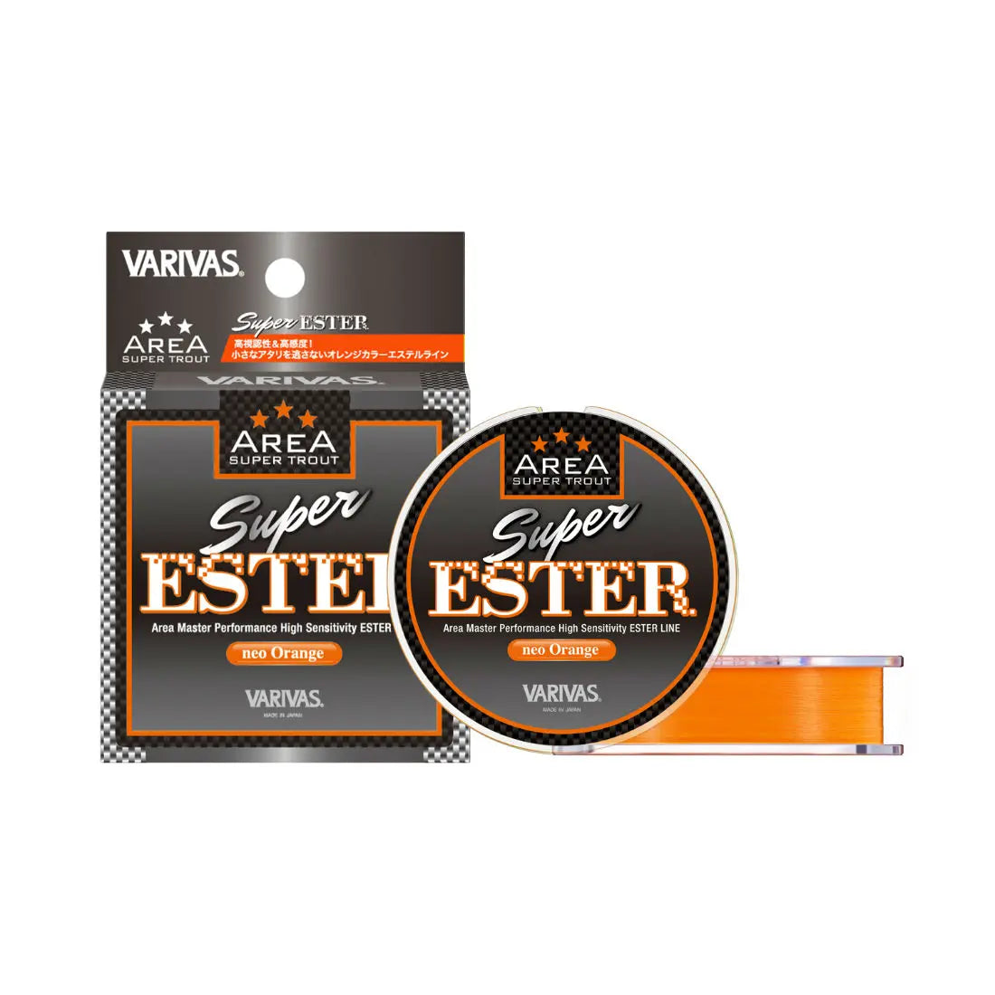 Varivas Fir Super Trout Area Super Ester Neo Orange 140m 0.090mm 1.4lb
