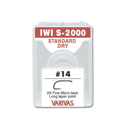 Varivas Carlige Fly Iwi S-2000 2x Fine Nr 22 Micro Barb