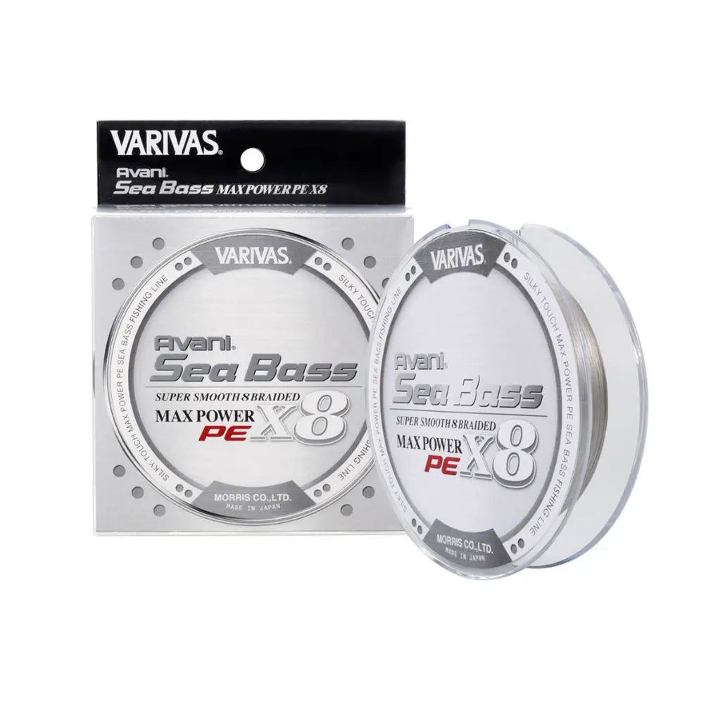 Varivas Fir Sea Bass Max Power Pe X8 150m 24.1lb Stealth Grey