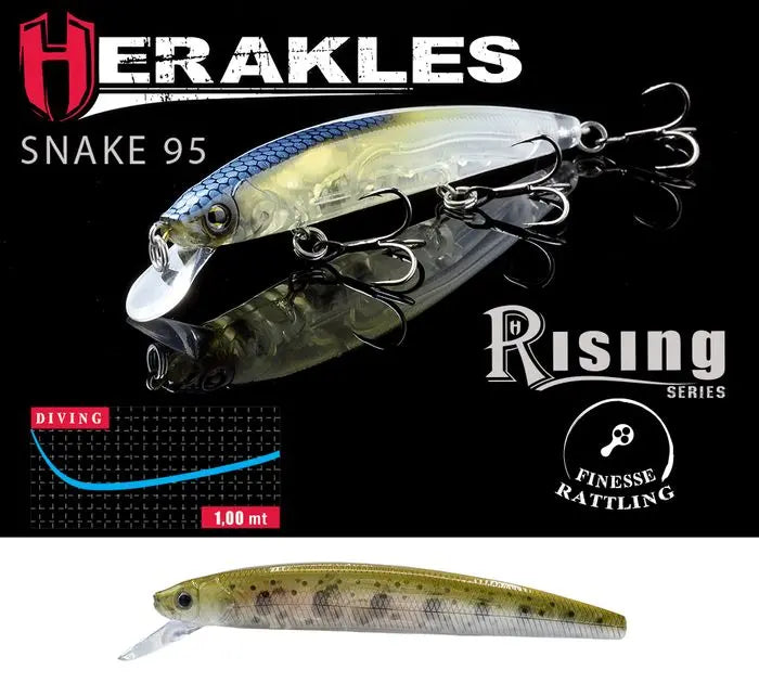 Vobler Herakles Snake 95sp 9.5cm 9gr Iridum
