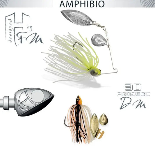 Spinnerbait Herakles Amphibio Tandem 1/4oz 7gr Kinkuro