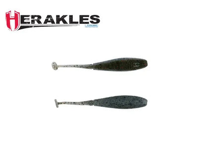 Herakles Tiny Tail Shad 3.5 8.9cm Green Shad Red Flk