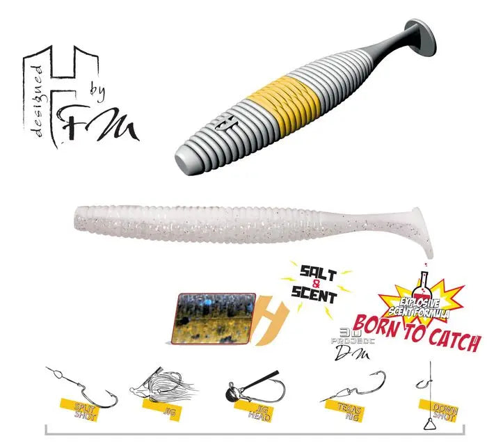 Shad Herakles Fat Shad-ow105 4.2 10.5cm Dragonfly