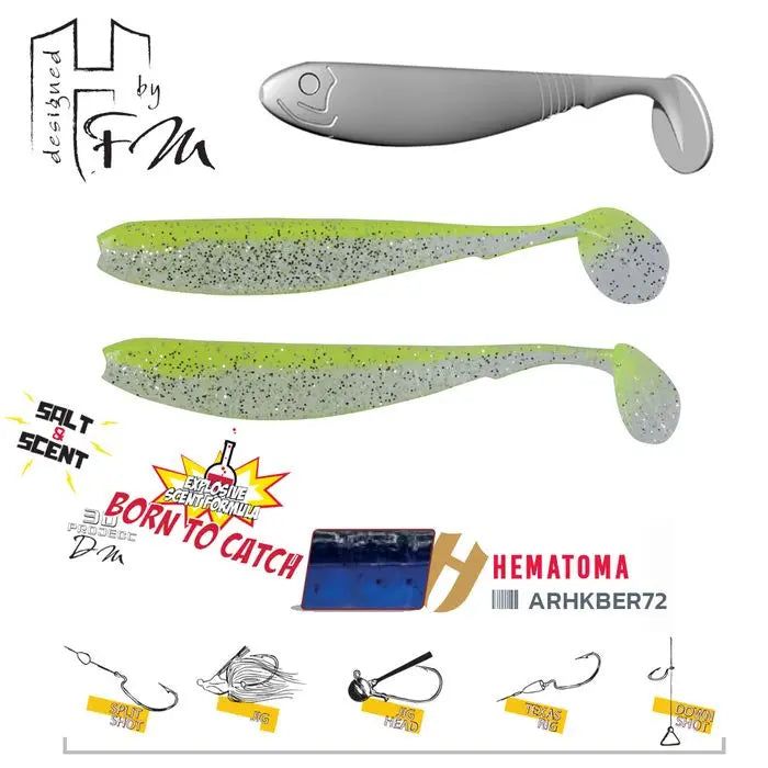 Shad Herakles Benjo R 3.6 9cm Flash Minnow