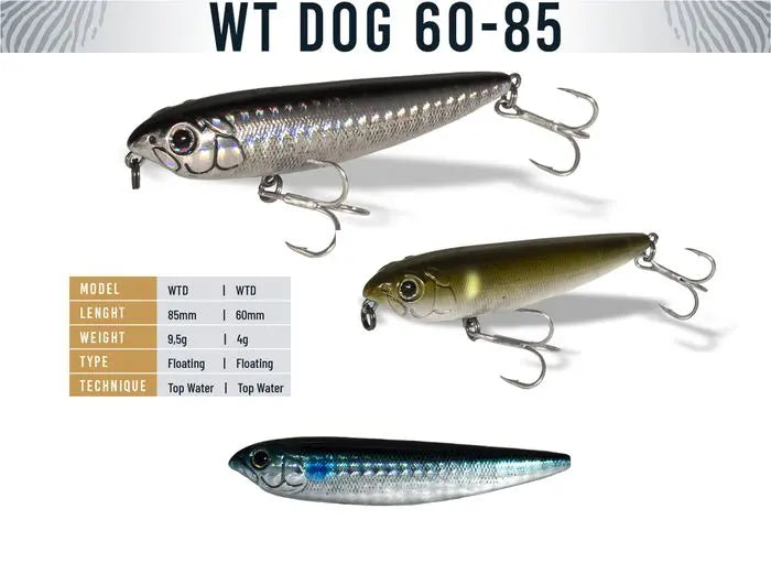 Vobler Herakles Wt-dog 85 8.5cm 9.5gr Blue Fish