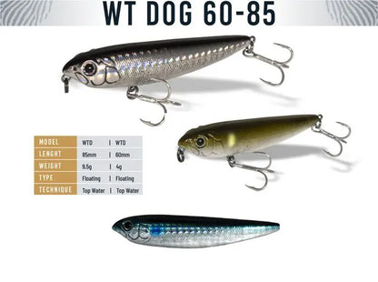 Vobler Herakles Wt-dog 85 8.5cm 9.5gr Blue Fish