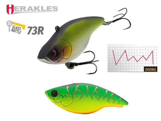 Vobler Herakles Blaze Rattle 73r S 7.3cm 17gr Firetiger