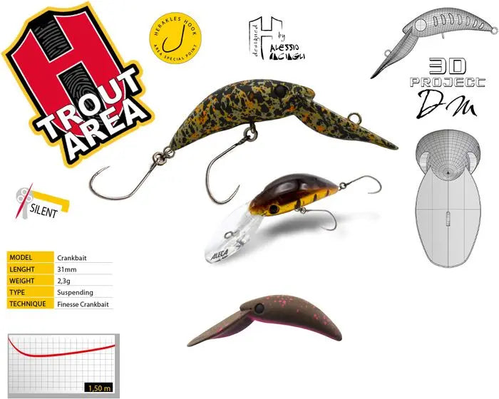 Vobler Herakles Aleca Sp 3.1cm 2.3gr Bp Pellet