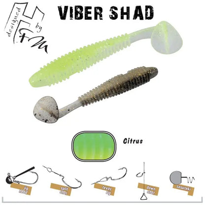 Herakles Viber Shad 3.8 9.7cm Citrus