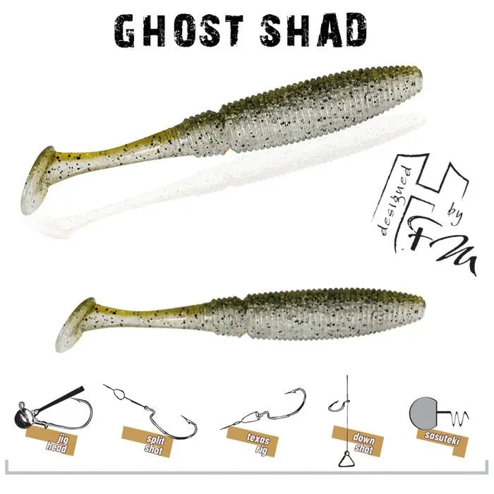Herakles Ghost Shad 8.5cm Green Shad