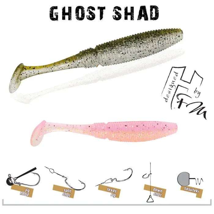Herakles Ghost Shad 5cm Pink Impact