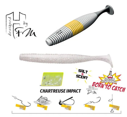 Shad Herakles Fat Shad-ow105 4.2 10.5cm Chartreuse Impact