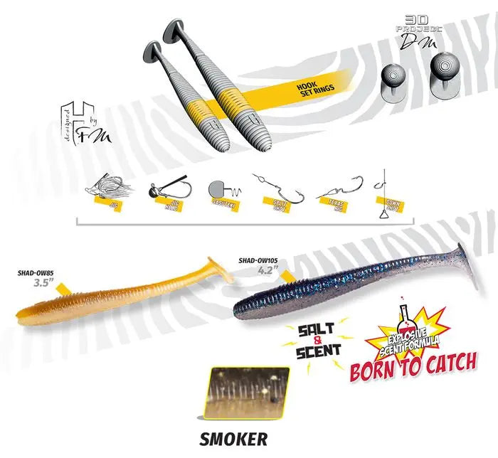 Shad Herakles Shad-ow105 4.2 10.5cm Smoker
