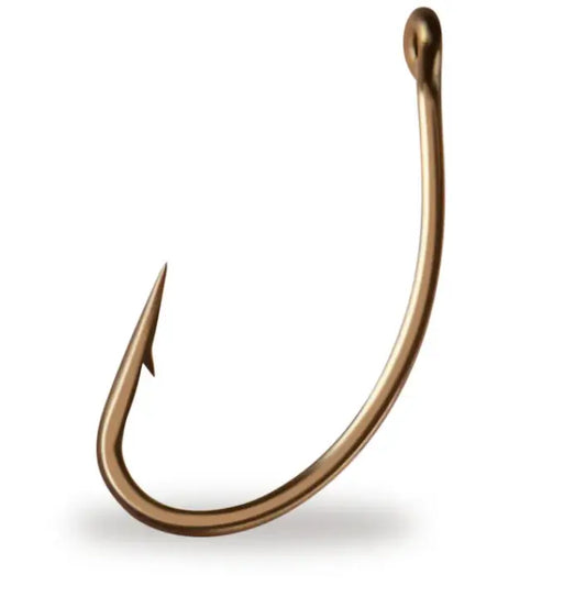 Mustad Cirlig Bronz,forjat,curbat,pt Musca .