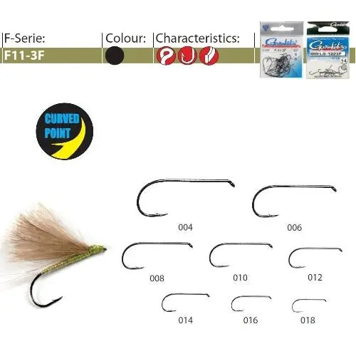 Gamakatsu Carlige Forj.pt.musca F11-3f Bl 25buc/Pl, Nr.16