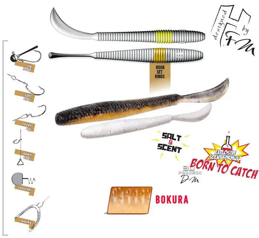 Herakles Leftail Worm 4.8 12cm Bokura