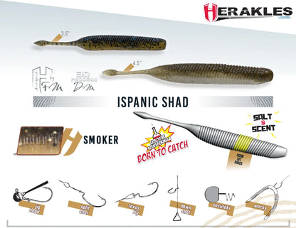 Shad Herakles Ispanic 4.5 11.4cm Smoker