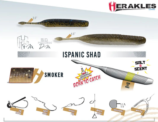 Shad Herakles Ispanic 4.5 11.4cm Smoker