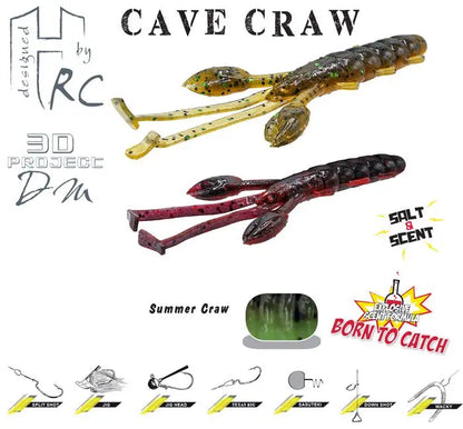 Herakles Cave Craw 3.8 9.6cm Sumer Craw