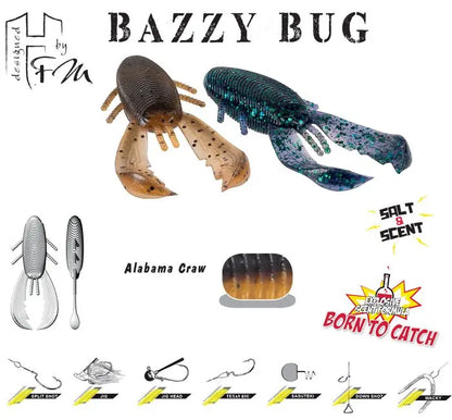 Herakles Bazzy Bug 3.2 8cm Alabama Craw