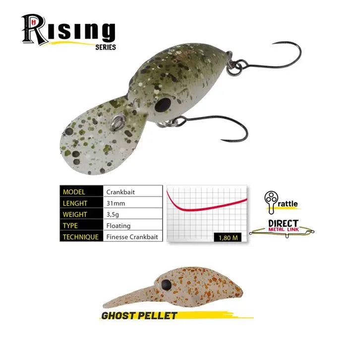 Vobler Herakles Deep-j F 3.1mm 3.5gr Ghost Pellet