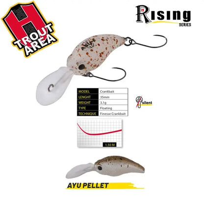 Vobler Herakles Asu 35f 3.5cm 3.1gr Ayu Pellet