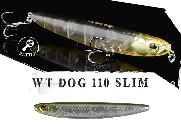 Vobler Herakles Wt-dog 110 Slim 11cm 13.5gr Alburno Flash