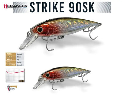 Vobler Herakles Strike 90sk 9cm 11gr Silver Shad