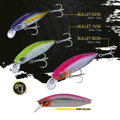 Vobler Herakles Bullet 65sk 6.5cm 12.5gr Pink Silver